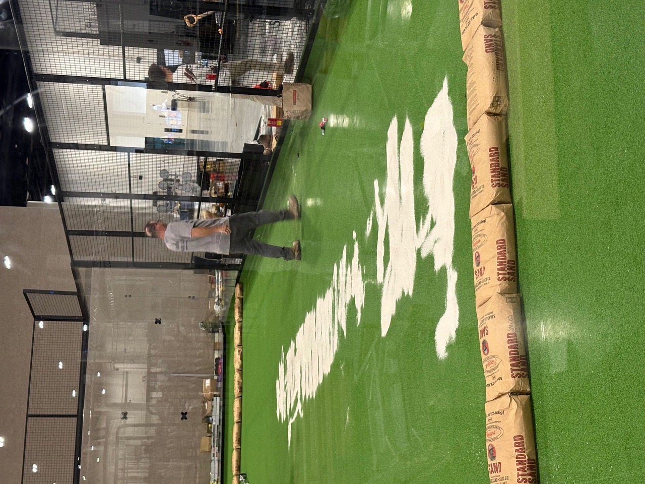 Sand infill process